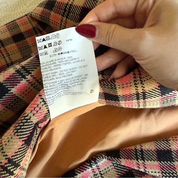 Michael Kors Collection - Plaid Wool Blazer - Rosewood - Picture 10 of 16